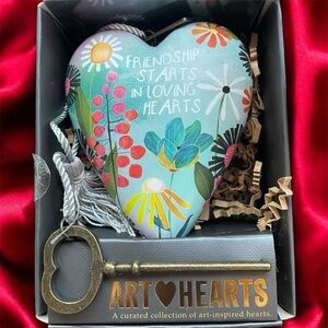 Demdaco Art Hearts - Friendship Starts in Loving Hearts